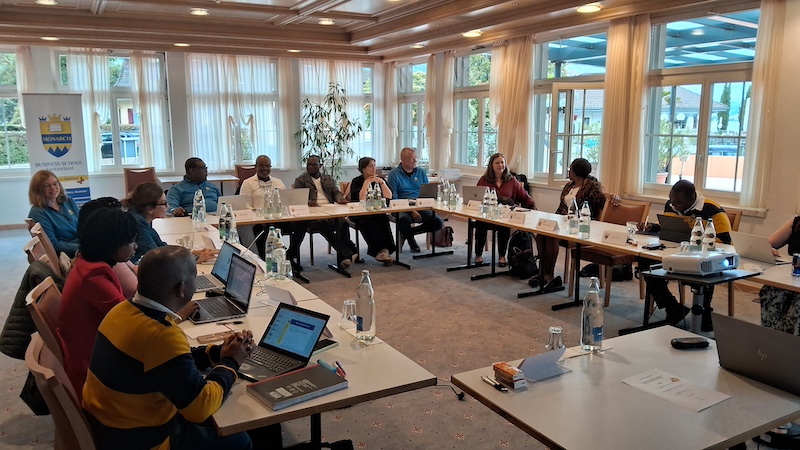 Academic discussion at a Monarch conference